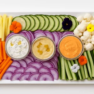 Plateaux de crudités + sauces